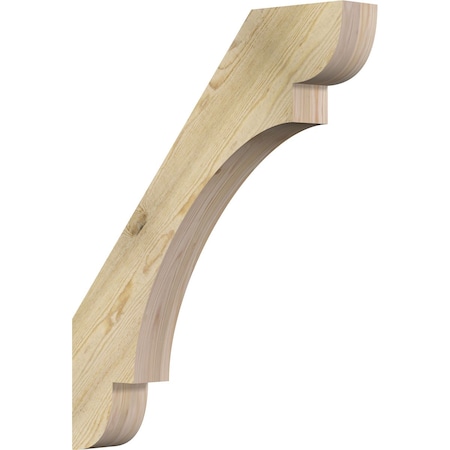Ekena Millwork 4"W x 28"D x 34"H Olympic Rough Sawn Knee Brace, Douglas Fir BRC04X28X34OLY00RDF